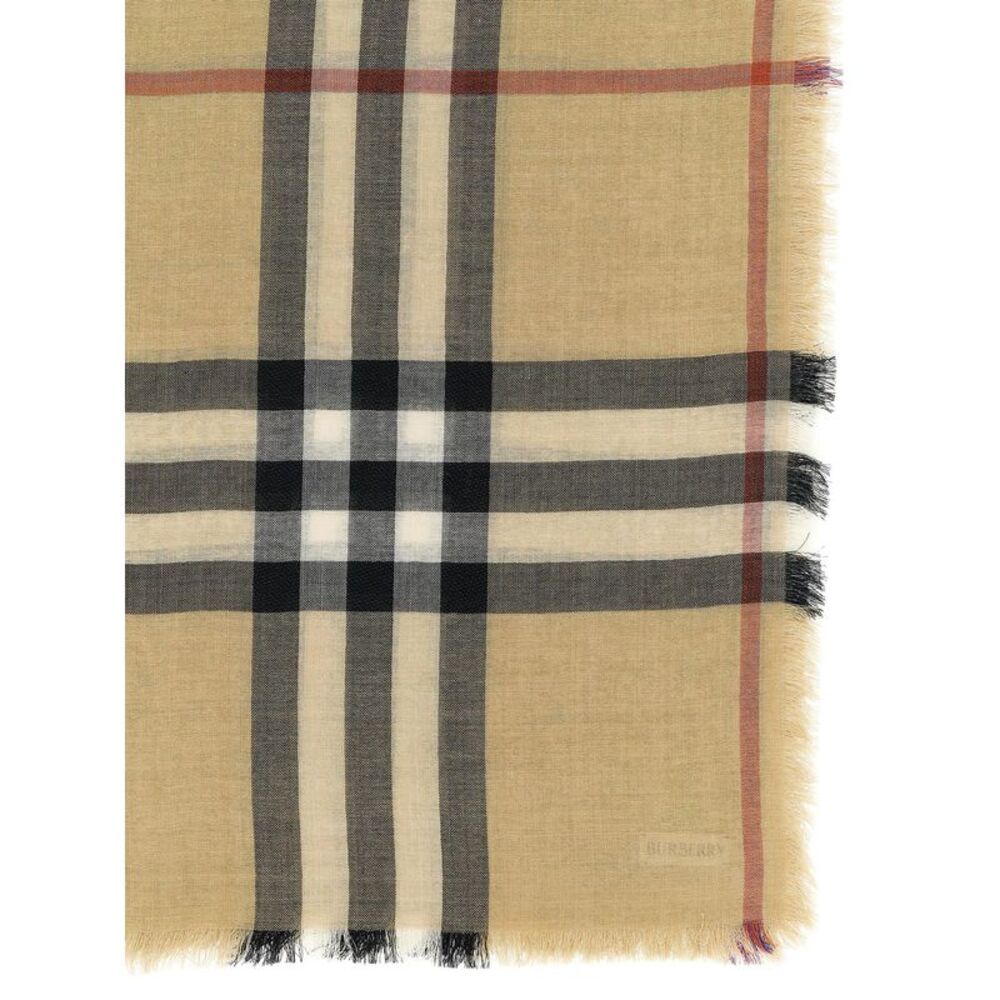 Burberry Men's Check Reversible Scarf - Picture 2 of 3